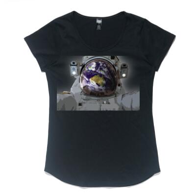 Aussienaut - Women's Mali Capped Sleeve Tee Thumbnail